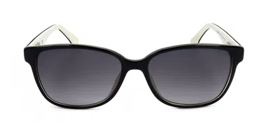 Zadig & Voltaire Szv017 0acs Women's Sunglasses Black Size 54 In White