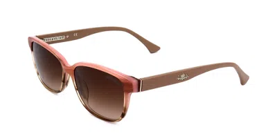 Zadig & Voltaire Szv017 0acz Occhiali Da Sole Marroni Per Donna In Transparent