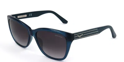 Zadig & Voltaire Szv106s 0u36 Occhiali Da Sole Blu Per Uomo In Blue