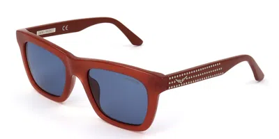 Zadig & Voltaire Szv107s 03g9 Occhiali Da Sole Borgogna Per Uomo In Red