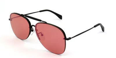 Zadig & Voltaire Szv149 530r Occhiali Da Sole Neri Per Uomo In Transparent