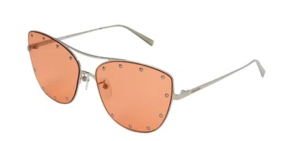 Zadig & Voltaire Szv191 0579 Occhiali Da Sole Argentati Per Uomo In Yellow