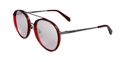 Zadig & Voltaire Szv193 568x Occhiali Da Sole Rossi Per Donna In Multi