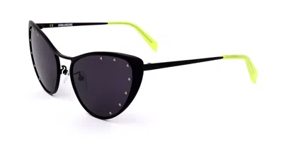 Zadig & Voltaire Szv207s 0531 Occhiali Da Sole Neri Per Uomo In Gray