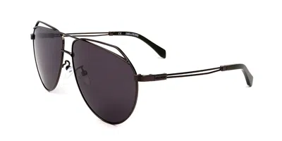 Zadig & Voltaire Szv222 0568 Occhiali Da Sole Gunmetal Per Donna In Multi
