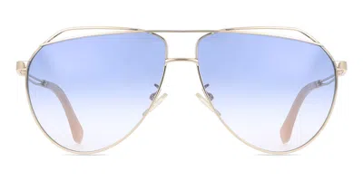 Zadig & Voltaire Szv222 0594 Occhiali Da Sole Oro Per Donna In Multi