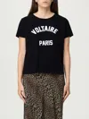 Zadig & Voltaire Zadig&voltaire Alys Cotton T Shirt In Black