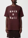 Zadig & Voltaire Edwin Rock N Roll Strass T-shirt In Burgundy