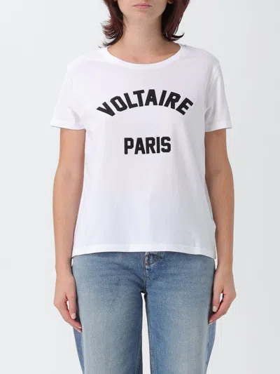 ZADIG & VOLTAIRE T-SHIRT ZADIG & VOLTAIRE WOMAN COLOR WHITE,H37852001