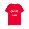 Zadig & Voltaire Slogan-print T-shirt In Red