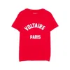 Zadig & Voltaire Slogan-print T-shirt In Red