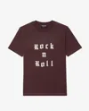 Zadig & Voltaire Edwin Rock N Roll Strass T-shirt In Brown