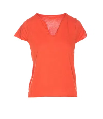 Zadig & Voltaire Zadig&voltaire T-shirts And Polos In Orange