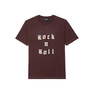 Zadig & Voltaire T Shirts Red In Brown
