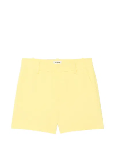 Zadig & Voltaire Tailleur Shorts In Yellow