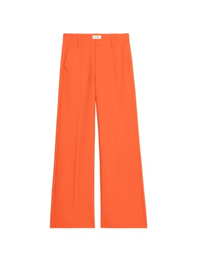 Zadig & Voltaire Tailored Trouser In Orange