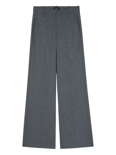 Zadig & Voltaire Tailored Trousers In Gray