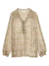 Zadig & Voltaire Tamela Lace-up Blouse