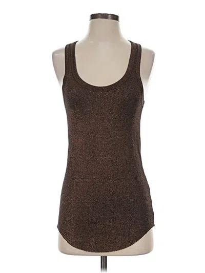 Pre-owned Zadig & Voltaire Tank Top Brown Halter Neckline Tops