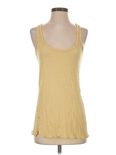 Pre-owned Zadig & Voltaire Tank Top Yellow Halter Neckline Tops