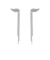 Zadig & Voltaire Tassel Earrings In Silver