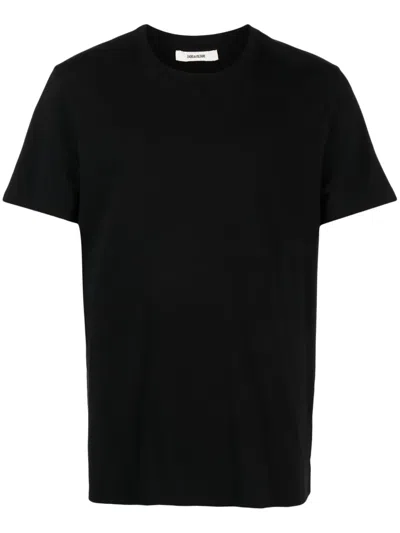 Zadig & Voltaire Ted Graphic-print Cotton T-shirt In Black