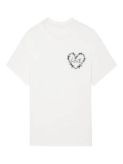 Zadig & Voltaire Teddy Printed T-shirt In White
