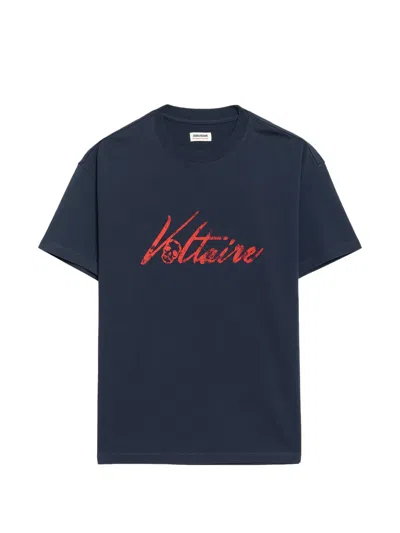 Zadig & Voltaire Teddy T-shirt In Blue