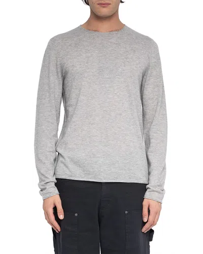 Zadig & Voltaire Teiss Motocross Cashmere Sweater In Gray