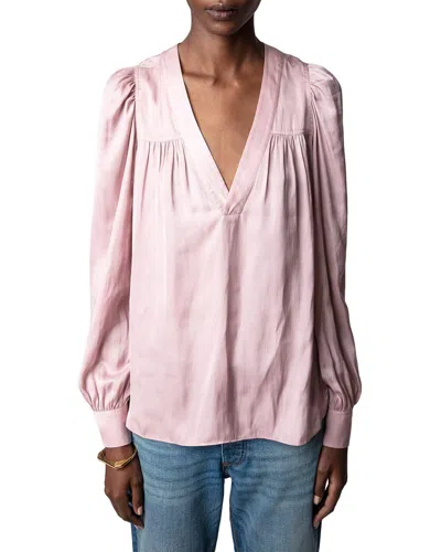Zadig & Voltaire Telia Shirt In Pink