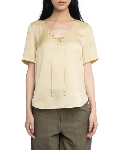 ZADIG & VOLTAIRE TERZO SATIN TOP