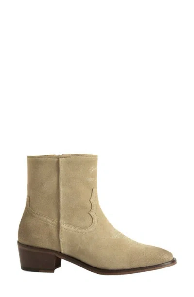 Zadig & Voltaire Tex Low Western Boot In Animal Print