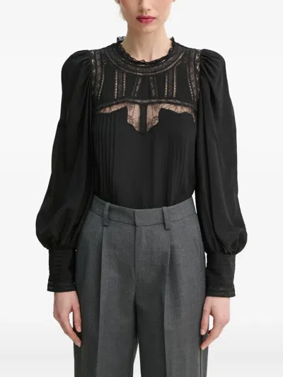 Zadig & Voltaire Thena Silk Blouse In Black