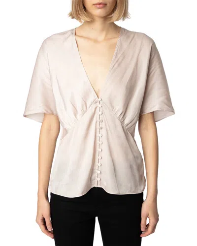 Zadig & Voltaire Thodri Satin Top