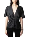 Zadig & Voltaire Thodri Satin Top