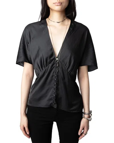 Zadig & Voltaire Thodri Satin Top