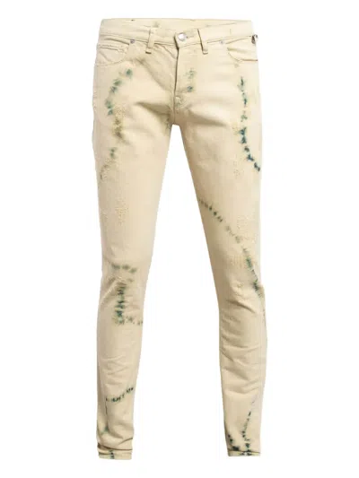 Pre-owned Zadig & Voltaire Tie-dye Skinny Jeans In Neutral