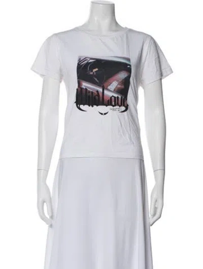 Pre-owned Zadig & Voltaire Tie Neck Long Sleeve Blouse In White