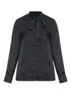 Zadig & Voltaire Tie-neck Shirt In Black