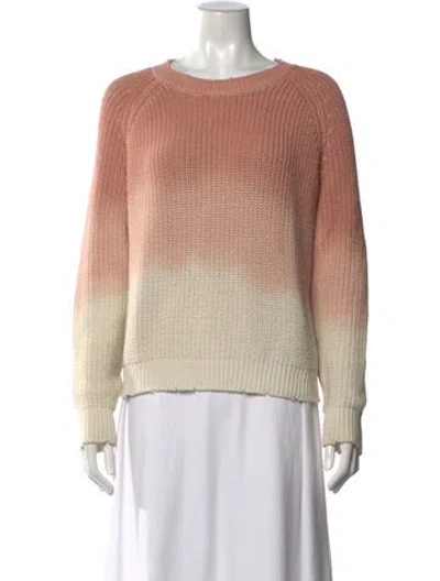 Pre-owned Zadig & Voltaire Tie-dye Print Crew Neck Sweater In Neutral