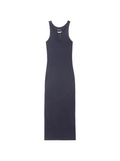 Zadig & Voltaire Tiffania Lin Lave Cutout Dress In Blue