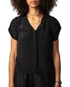 Zadig & Voltaire Tiffiny Jac Wings Silk Top