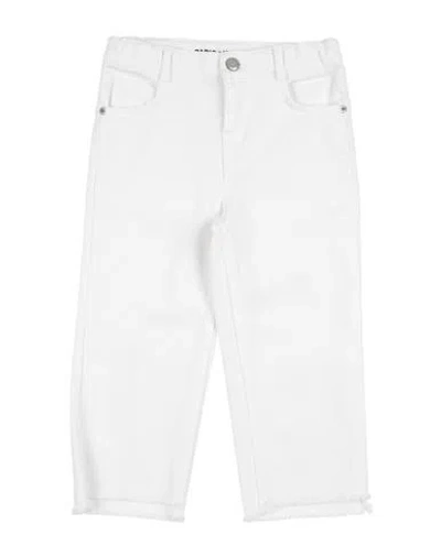 Zadig & Voltaire Babies'  Toddler Girl Jeans White Size 6 Cotton, Elastane