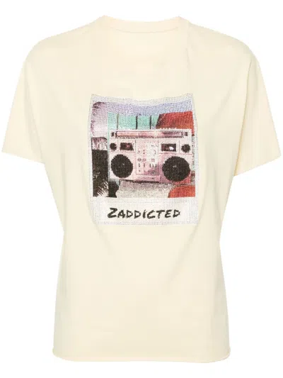 Zadig & Voltaire Tommer Cotton T-shirt In Shea