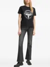Zadig & Voltaire Womens Tommer Text-print Organic Cotton-jersey T-shirt Black In Black
