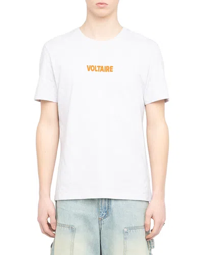 Zadig & Voltaire Tommy Sunset Logo T-shirt In White