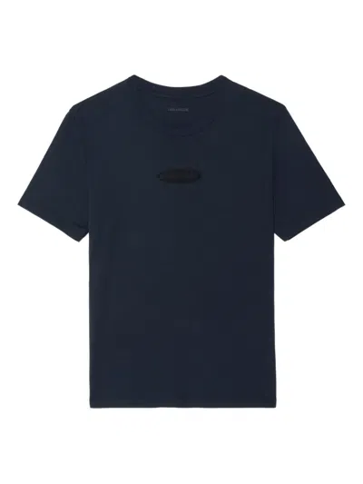 Zadig & Voltaire Tommy T-shirt In Blue