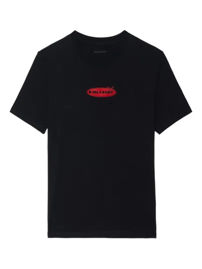 Zadig & Voltaire Tommy T-shirt In Gray