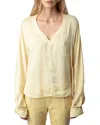 Zadig & Voltaire Tonastir Satin Blouse