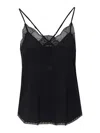 Zadig & Voltaire Christy Cdc Tank Top In Black